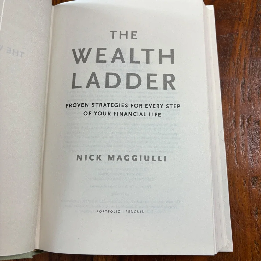 The Wealth Ladder Nick Maggiulli Financial Strategies‎ Hardcover 1st Printing